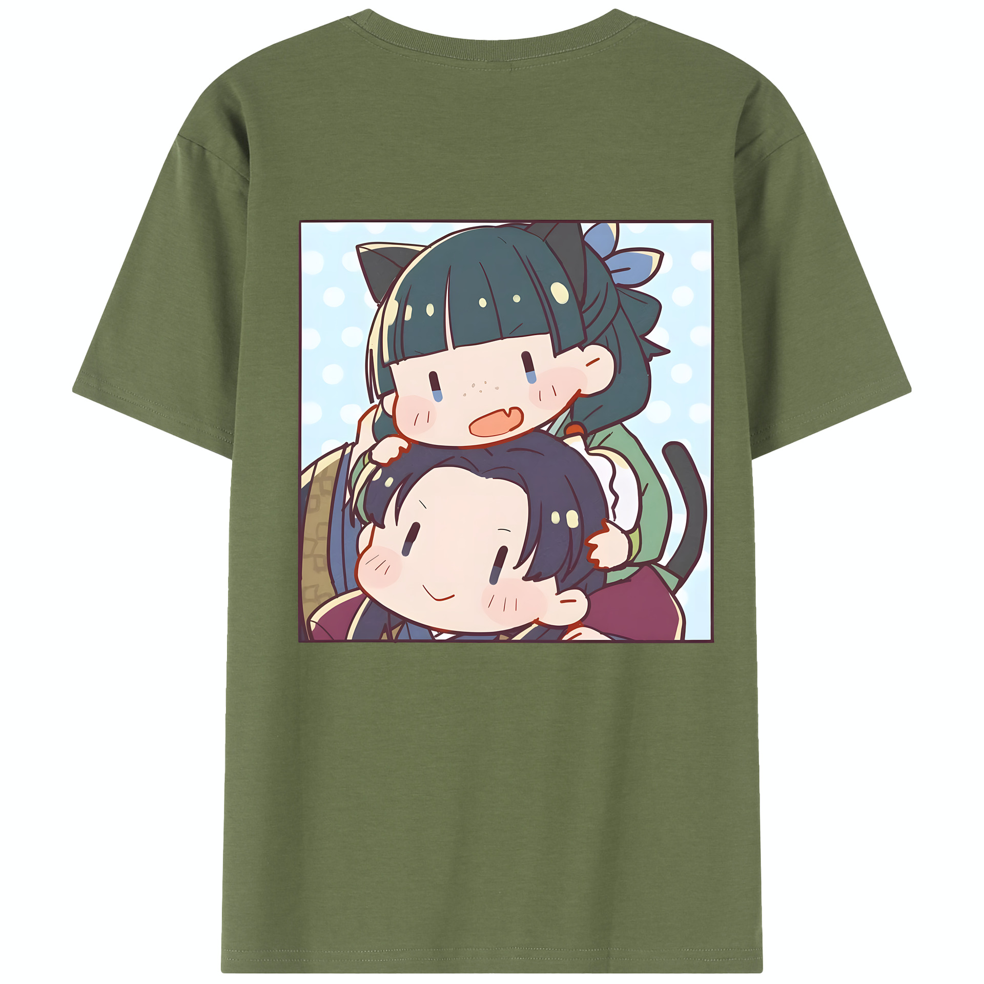 （画像用） 薬屋のひとりごと The Apothecary Diaries 綿100％半袖Tシャツ（背面プリント）